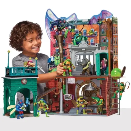 Teenage Mutant Ninja Turtles: Mutant Mayhem Sewer Lair Playset image {2}