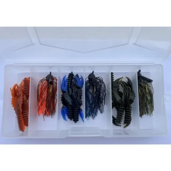 Arkie Lures Bass Jig Kit 16 PC image {1}