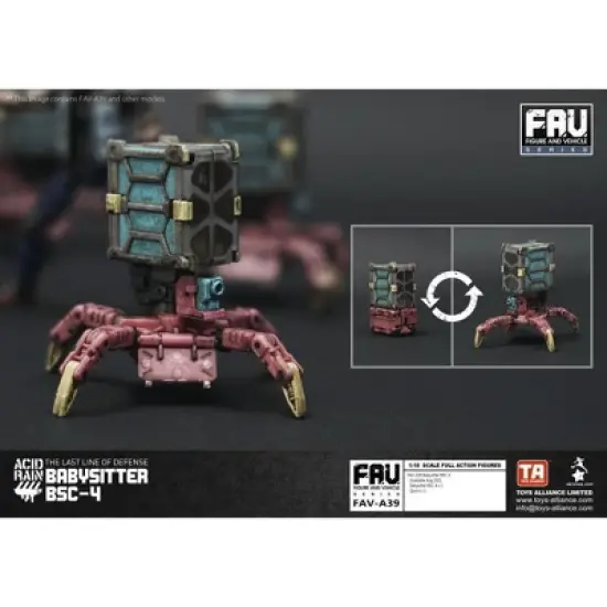 FAV-A39 Babysitter BSC-4 1:18 Scale | Acid Rain FAV Action figures image {2}