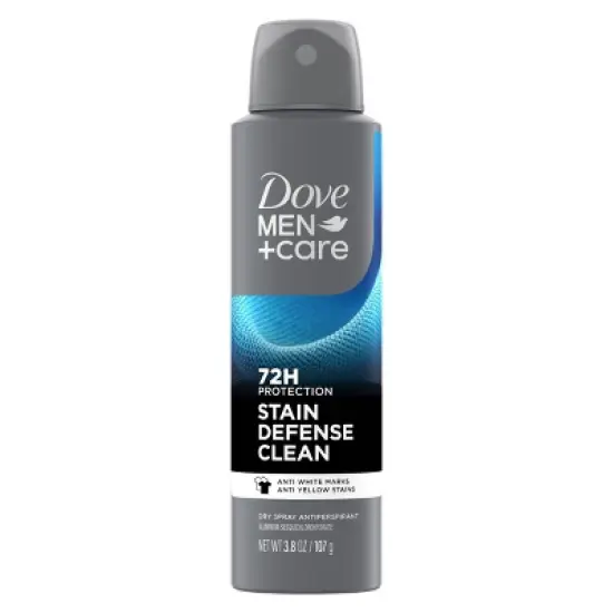 Dove Men+Care 72-Hour Stain Defense Dry Spray Antiperspirant & Deodorant Clean - 3.8oz image {9}