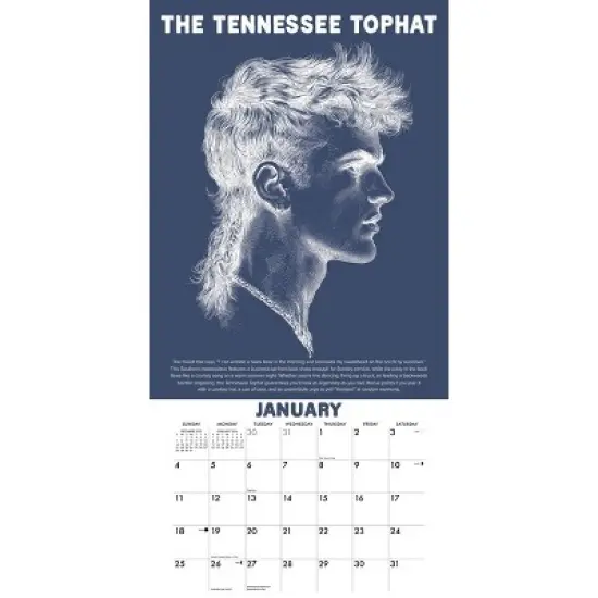 Willow Creek Press 2026 Mullet Masterpieces Wall Calendar image {2}