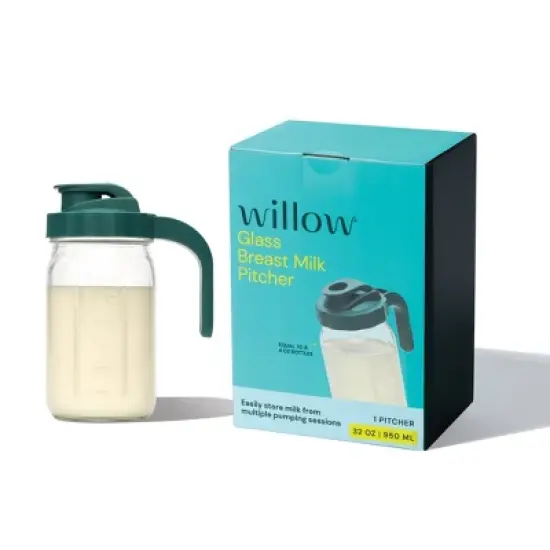 WILLOW Glass Breast Milk Pitcher image {10}