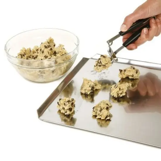 Norpro Stainless Steel Scoop & Release Cookie Dough Dropper Scooper Spoon image {2}