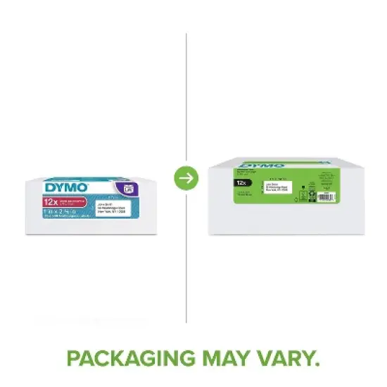 Dymo Labels LabelWriter 2-1/8"Wx1"H 12 RL/PK White 2050821 image {1}