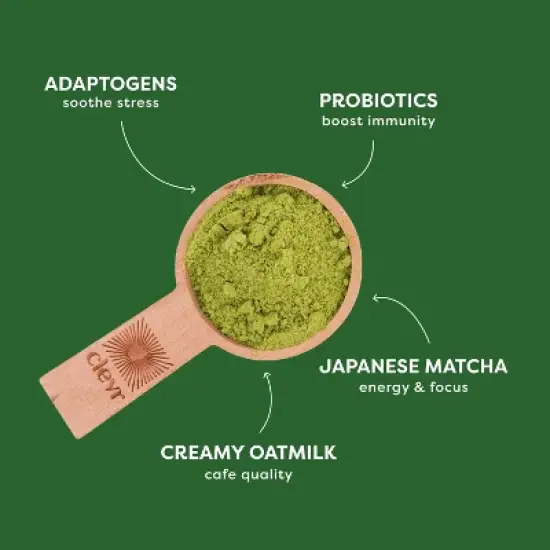 Clevr Matcha Superlatte - 6.8oz image {2}