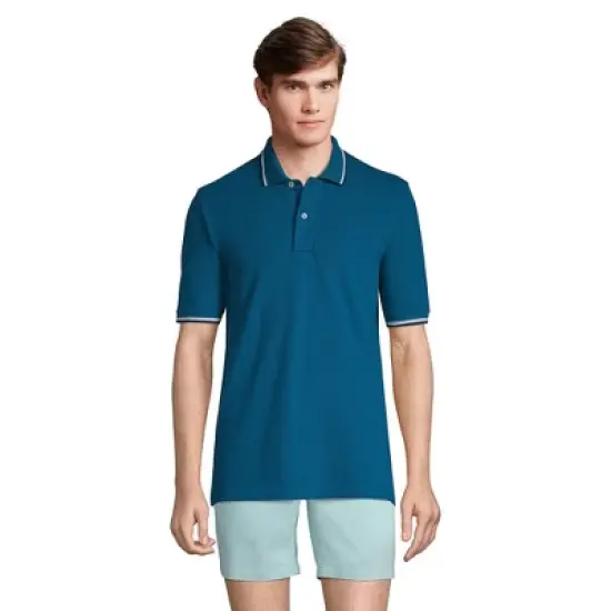Lands' End Men's Short Sleeve Comfort-First Mesh Polo Shirt image {7}