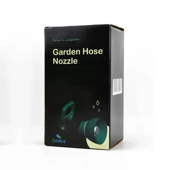 2WAYZ Fireman Hose Nozzle with Ergonomic Shut Off On Handle - Green image {1}