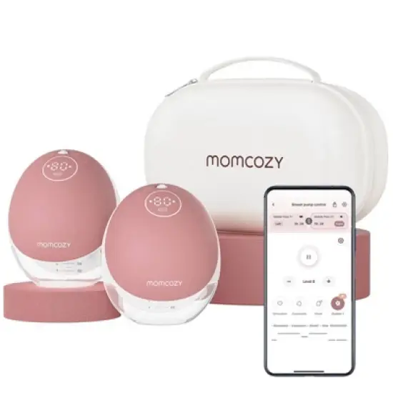 Momcozy M9 Hands-Free Wearable Electric Breast Pump Set image {13}