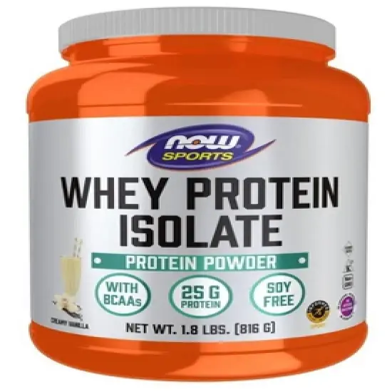 Whey Protein Isolate Vanilla by Now Foods  -  1.8 lbs Powder image {2}