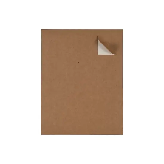 JAM Paper Square Labels 2" x 2" Brown Kraft 12 Labels/Sheet 10 Sheets/Pack (367831070) image {2}