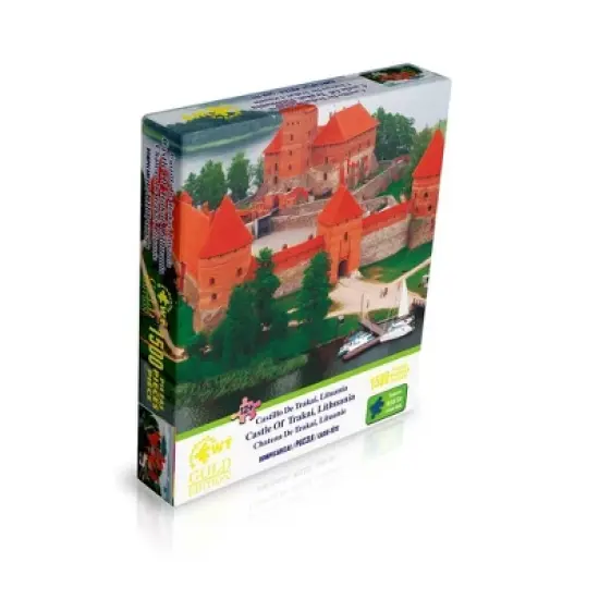 Wuundentoy Gold Edition: Castle of Trakai Lithuania Jigsaw Puzzle - 1500pc image {3}