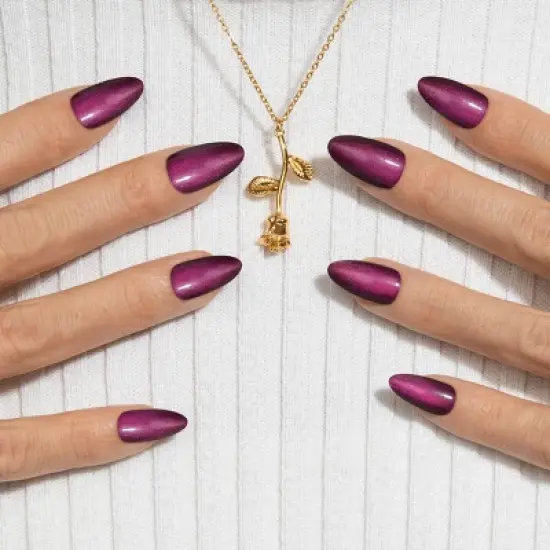 KISS Products Gel Fantasy Magnetic Fake Nails - Stream - 31ct image {2}