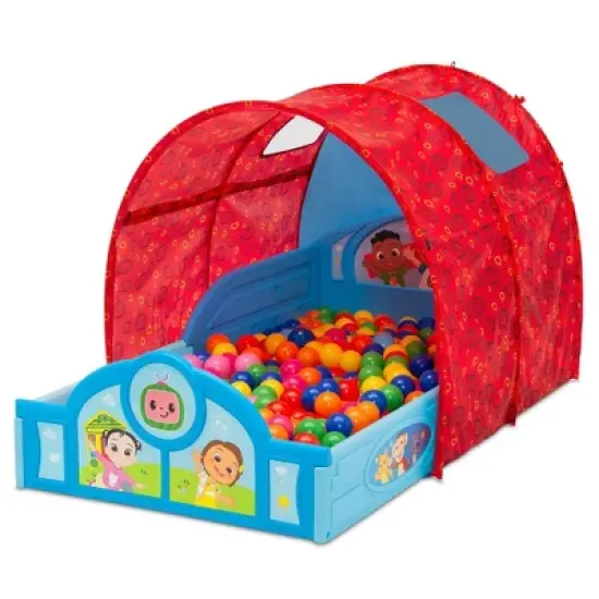 Delta Children CoComelon Sleep and Play Toddler Bed with Tent image {6}