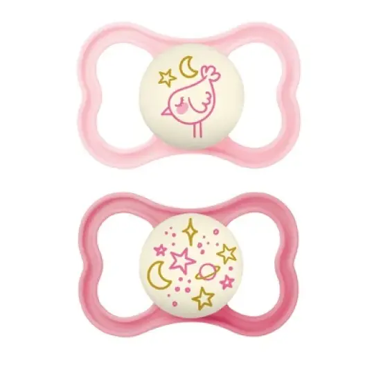 MAM 2pk Supreme Pacifier 16+ Months - Girl image {10}