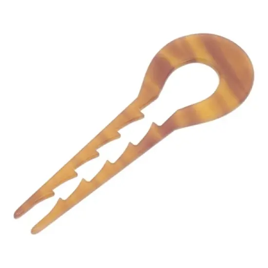 Unique Bargains Women's U-shaped Toothed Chignon Pin 1 Pc image {8}