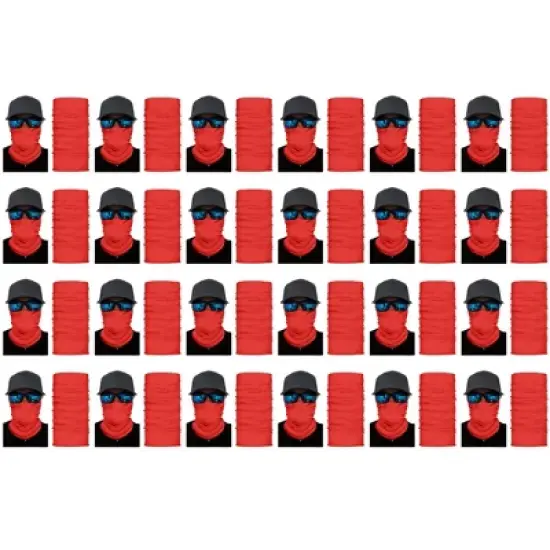 24 Pack Neck Gaiters Bulk Set for Events Teams or Promotional Use image {13}