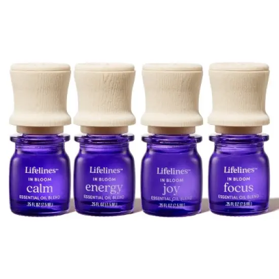 4pk Essential Oil Blends In Bloom - Lifelines image {1}
