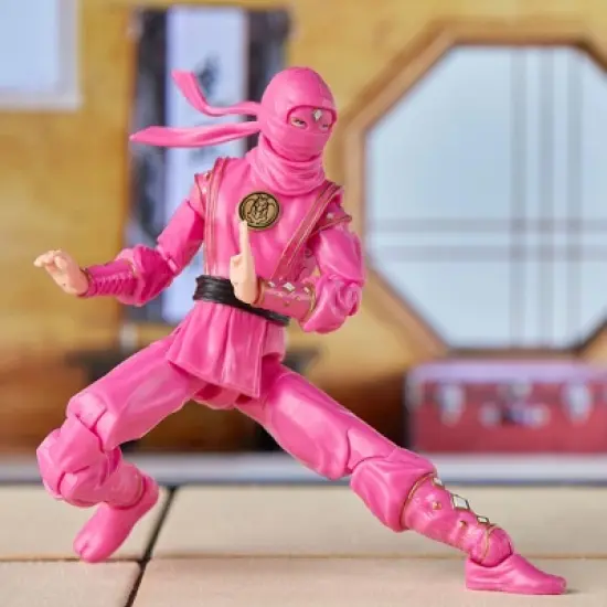 Power Rangers Lightning Collection Mighty Morphin X Cobra Kai Samantha LaRusso Morphed Pink Mantis Ranger Action Figure (Target Exclusive) image {8}