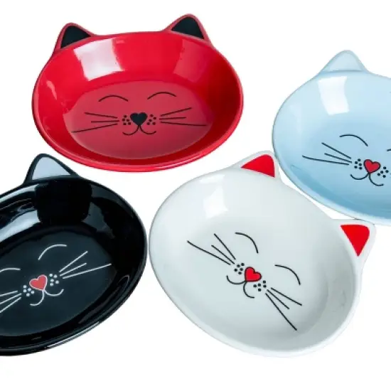 Park Life Designs 1c Oscar Dishes Cat Bowl - White image {1}