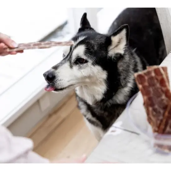 Mighty Paw Beef Gullet Jerky | 100% Natural Dog Treats, 14 oz Bag image {3}