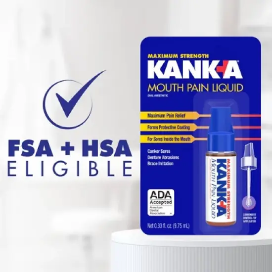 Kanka Mouth Pain Maximum Strength Gel - 0.33 fl oz image {7}