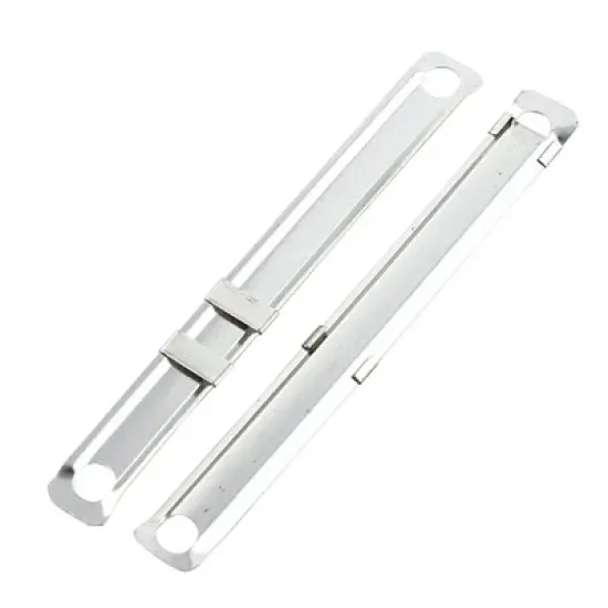 Unique Bargains Silver Tone Metal Prong Paper Fasteners 50 Pcs image {1}