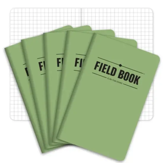 Elan Publishing Company Mini Field Book Set - Graph Text / Green Cover image {5}