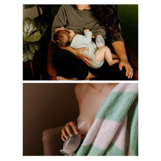 Haakaa Breast Pump with Suction Base and White Flower Stopper - 5oz image {1}