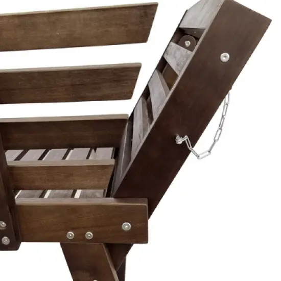 Adjustable Patio Daybed with Convertible Chaise Lounge, Acacia Wood, for Small Outdoor Spaces image {8}