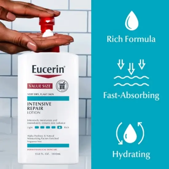 Eucerin Intensive Repair Body Lotion - 33.8 fl oz image {7}