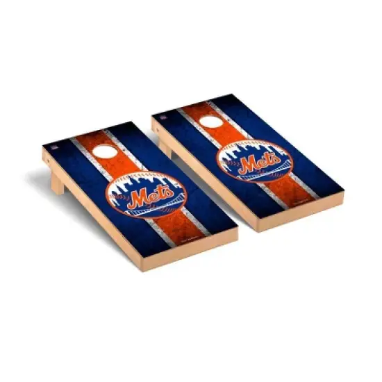 MLB New York Mets Premium Cornhole Board Vintage Version image {1}