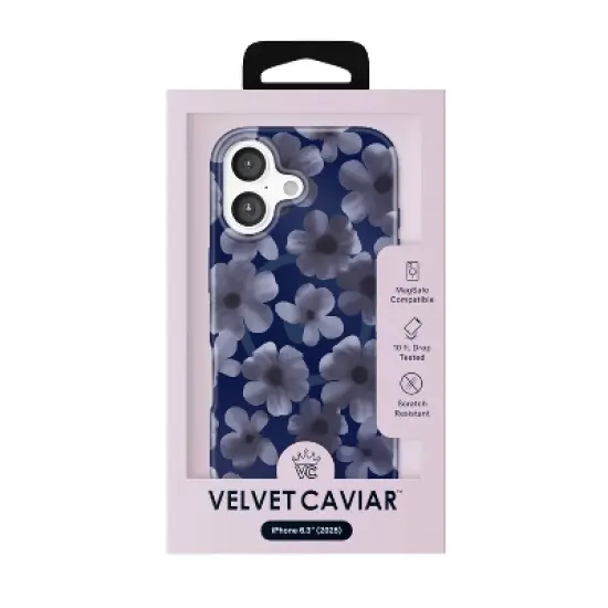 Velvet Caviar Apple iPhone 17 MagSafe Phone Case - Midnight Blossom image {5}