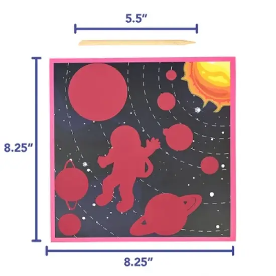 READY 2 LEARN&trade; Magic Scratch Paper, Space image {5}
