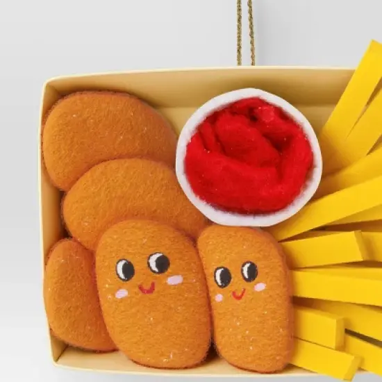 Christmas Fabric Chicken Nuggets Ornament - Wondershop&trade; image {2}