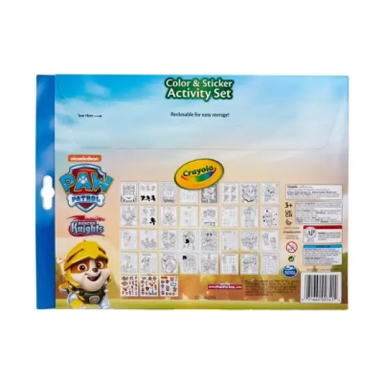 Crayola Paw Patrol Color & Sticker Activity Set image {6}
