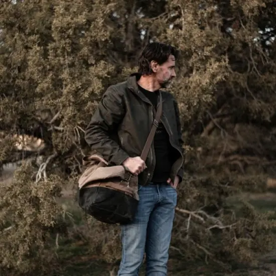 Barebones Brown Neelum Duffel Bag image {8}