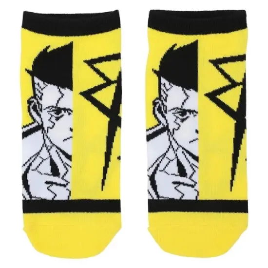 Cyberpunk Edgerunners Character Illustrations Adult 5-Pair Casual Crew Socks image {1}