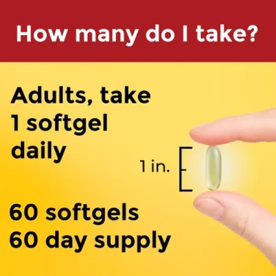 Nature Made Fish Oil Algae Blend Softgels - 60ct image {5}