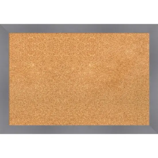 26"x18" Edwin Wood Frame Cork Board - Amanti Art image {12}