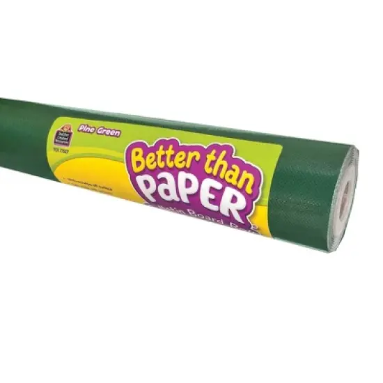 Teacher Created Resources Better Than Paper&reg; Bulletin Board Roll, 4' x 12', Pine Green, 4-Pack image {1}