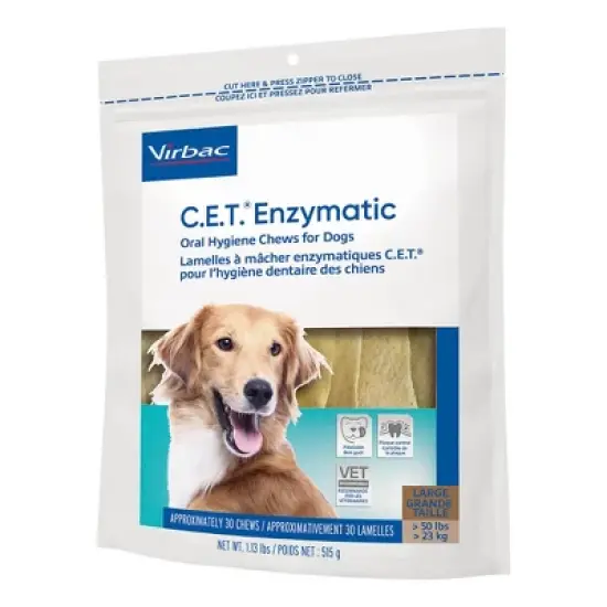 Virbac C.E.T. Enzymatic Oral Chews for Dogs image {2}