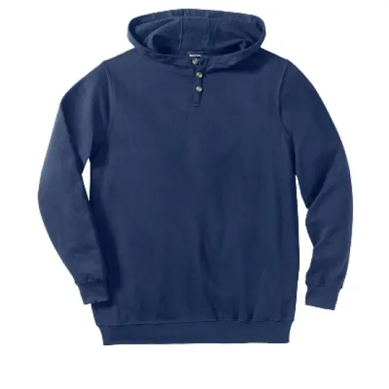 KingSize Fleece Pullover Henley image {2}
