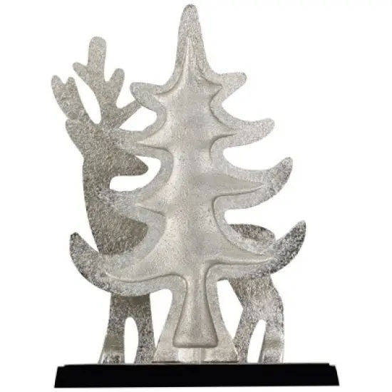 Northlight Reindeer and Pine Tree Christmas Stocking Holder - 7" image {4}