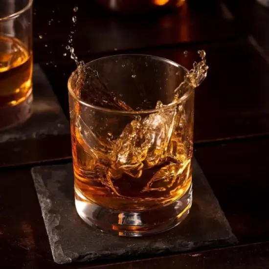 Bormioli Rocco Cortina Set of 6 Old Fashioned Glasses, Lowball Glasses, 8.5 Oz Weighted Bottom Short Glass Tumbler, Made In Italy image {5}