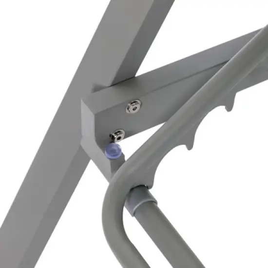 LeisureMod Marlin Modern Patio Sling Chaise Lounge Chair with Arms in Grey Aluminum, Set of 2 &ndash; Outdoor Patio, Poolside, Balcony, Garden, Deck Seating image {8}