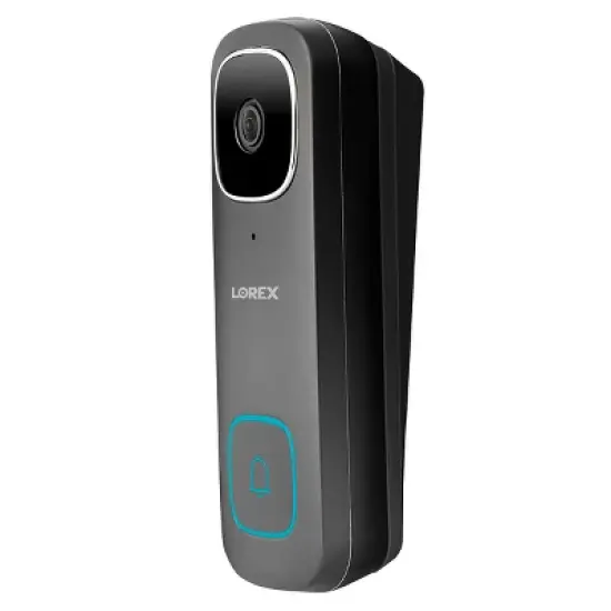 Lorex 2K QHD Wired Smart Video Doorbell with Person Detection (Black) image {5}