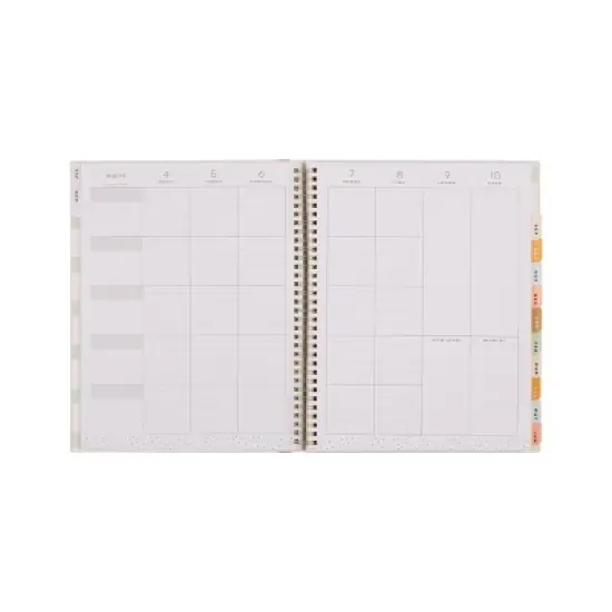 Happy Brands Organized July 2025 - June 2026 Weekly/Monthly Planner 9.37"x11.12" Soft Summer image {5}