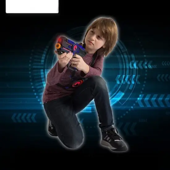 ArmoGear Infrared 0.9Mw Laser Tag blasters & Vests - Pack Red & Blue - Set of 2 image {1}