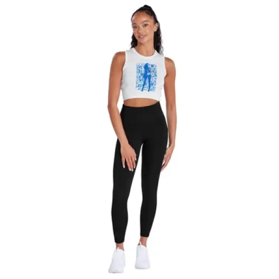 Women's Wonder Woman 84 Televisions Sleeveless Crop Top Tank image {3}