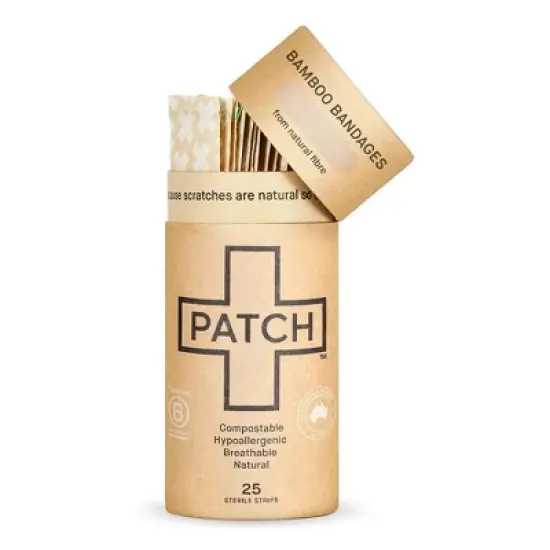 PATCH Adhesive Strips, Rayon from Bamboo, 25 Count, 3 Packs, 75 Total image {4}